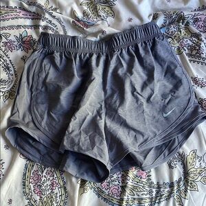 Nike Gray Athletic Shorts Moisture-Wicking Lightweight